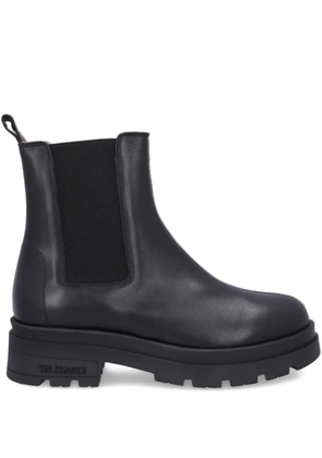 Trussardi chunky-platform chelsea boots - Black