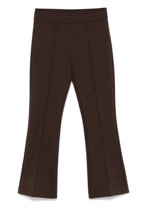 Blanca Vita flared trousers - Brown