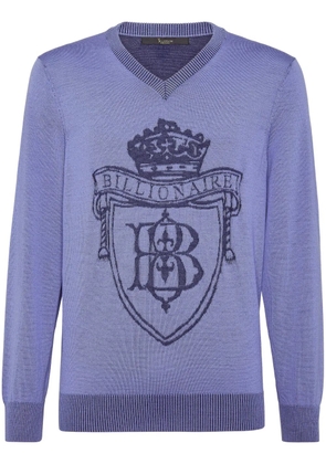 Billionaire Silk Pullover - Purple