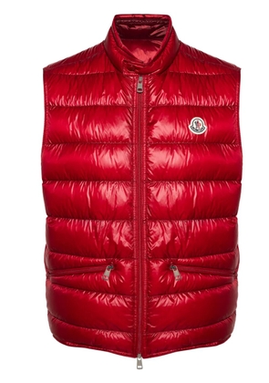 Moncler Gui padded gilet - Red