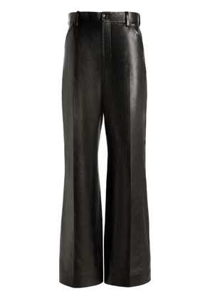 Bally leather trousers - Black