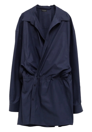 Balenciaga shirt mini dress - Blue