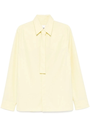Jil Sander cotton poplin shirt - Yellow