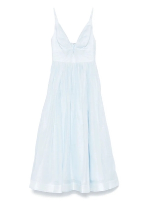 ZIMMERMANN Illuminate V-neck midi dress - Blue