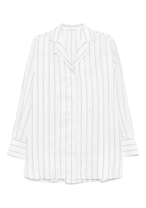 MARK KENLY DOMINO TAN Solin Cotton Dobby shirt - White