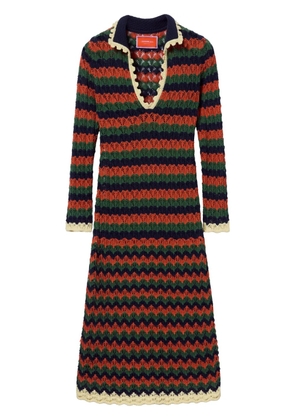 La DoubleJ Perry knit midi dress - Orange