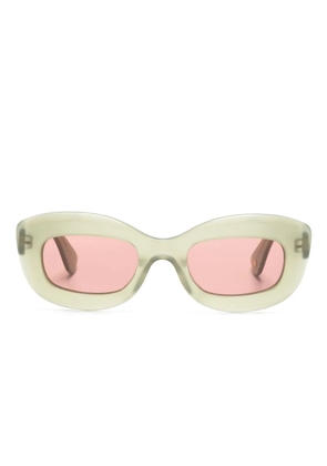 Garrett Leight Dolores round-frame sunglasses - Green