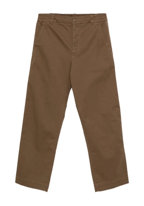 Moncler elastic-waistband pocket trousers - Brown