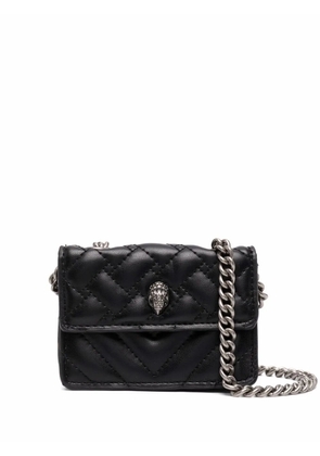 Kurt Geiger London Kensington quilted wallet-on-chain - Black