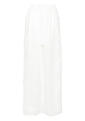 ZIMMERMANN Halliday wide-leg trousers - White