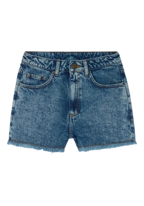 American Vintage Joybird frayed shorts - Blue