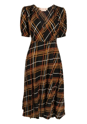 Marni multi-way stripe midi dress - Black