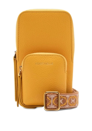 Coccinelle Pixie leather phone case - Yellow