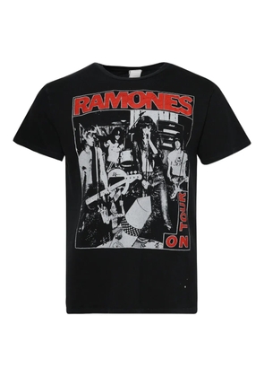 MadeWorn Ramones-graphic cotton T-shirt - Black