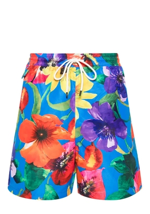 Polo Ralph Lauren floral-print swimming shorts - Blue