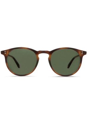 Garrett Leight Carlton round-frame sunglasses - Brown