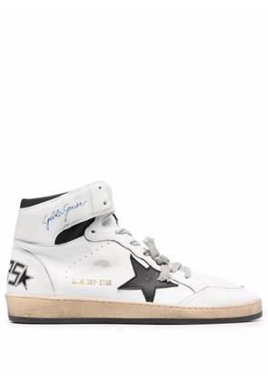 Golden Goose Sky-Star high-top lace-up sneakers - White