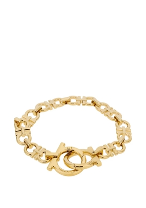 Ferragamo Gancini embossed chain charm - Gold