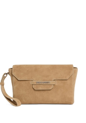DSQUARED2 Twin top handle clutch - Neutrals