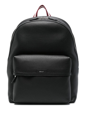 Bally Code leather backpack - Black