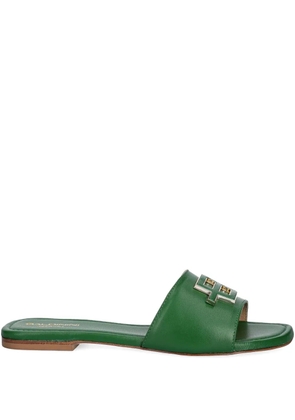 Baldinini logo-plaque sandals - Green