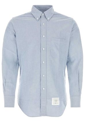 Thom Browne button-up cotton shirt - Blue