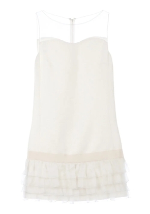 Giambattista Valli drop-waisted shift dress - White