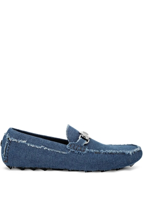Philipp Plein denim loafers - Blue