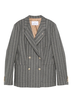 Manuel Ritz pinstriped blazer - Grey