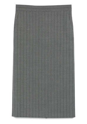 Moschino striped midi skirt - Grey