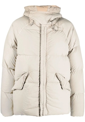 Ten C padded puffer jacket - Neutrals