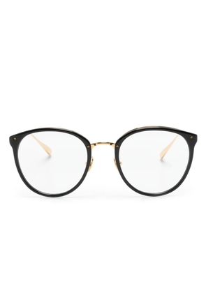 Linda Farrow Calthorpe oval-frame glasses - Black