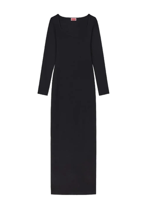 Kenzo Boke Flower 2.0 long-sleeve midi dress - Black