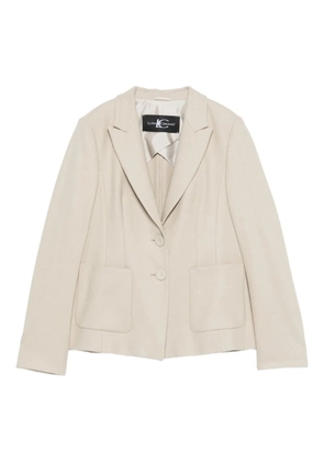 Luisa Cerano peaked-lapels pocketed blazer - Neutrals