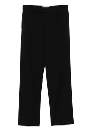 Marine Serre pleated twill trousers - Black