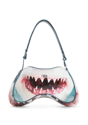 Diesel Play shark-mouth shoulder bag - Blue