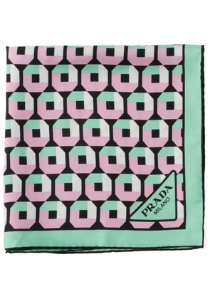 Prada silk scarf - Green