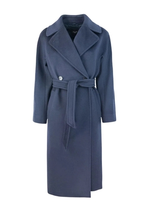 Weekend Max Mara virgin wool double-breasted coat - Blue