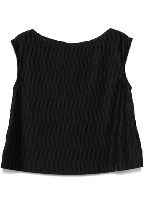 Herno plissé top - Black