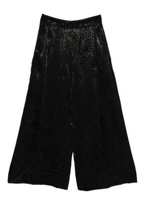 FARM Rio patterned trousers - Black
