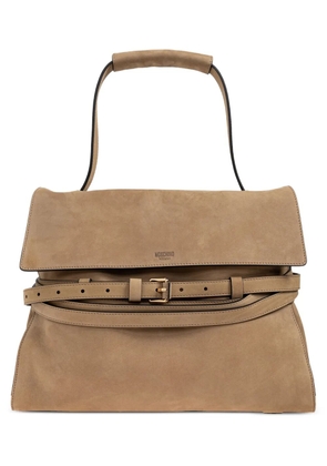 Moschino Tie Me strap-detail tote bag - Neutrals