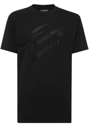 Plein Sport scratch-print t-shirt - Black