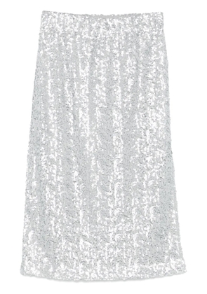 Stine Goya sequin embellished midi skirt - Grey