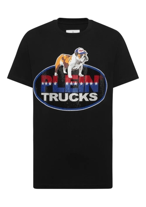 Philipp Plein logo bulldog T-shirt - Black