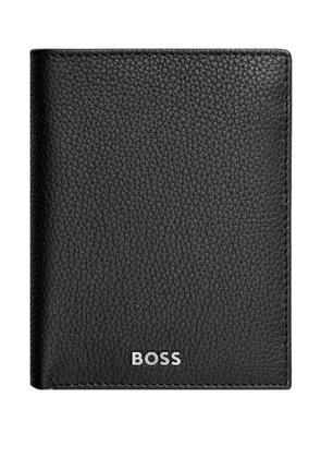BOSS logo-print cardholder - Black