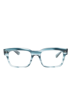 Oliver Peoples Hollins rectangle-frame glasses - Blue