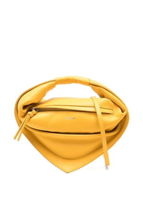 FEDERICO CINA leather zip tote bag - Yellow