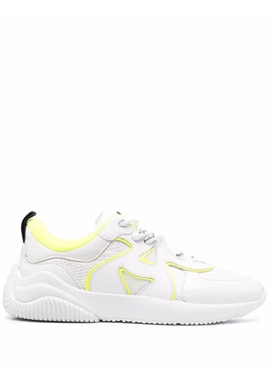 Hogan logo lace-up sneakers - White