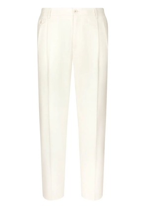 Dolce & Gabbana tailored tapered trousers - White