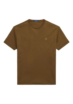 Polo Ralph Lauren embroidered crew-neck T-shirt - Brown